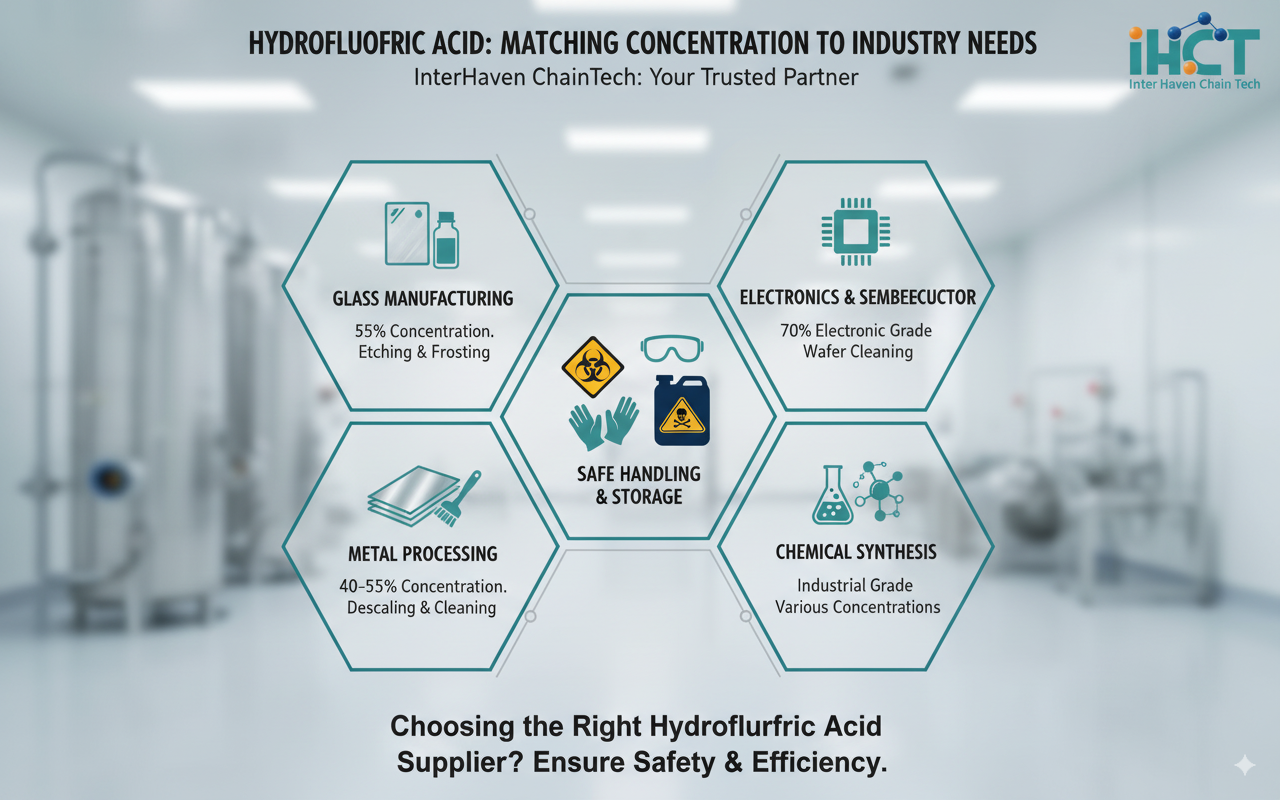 Hydrofluoric Acid Supplier Insights: Matching Concentration to Industry Needs